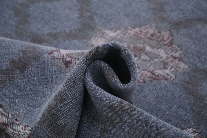 Hand Knotted Onyx Wool Rug 4' 0" x 14' 2" - No. AT44452