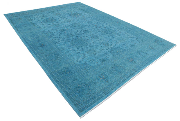 Hand Knotted Onyx Wool Rug 8' 9" x 12' 1" - No. AT39202