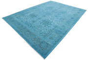 Hand Knotted Onyx Wool Rug 8' 9" x 12' 1" - No. AT39202