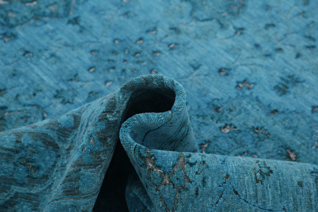 Hand Knotted Onyx Wool Rug 8' 9" x 12' 1" - No. AT39202