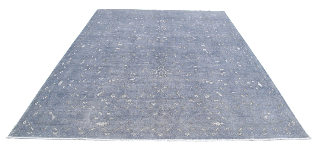 Hand Knotted Onyx Wool Rug 7' 11" x 10' 5" - No. AT36662