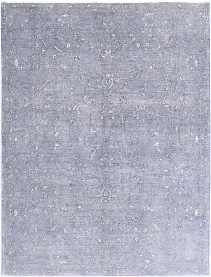 Hand Knotted Onyx Wool Rug 7' 11" x 10' 5" - No. AT36662