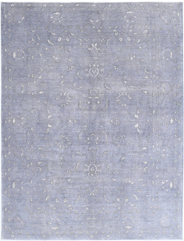 Hand Knotted Onyx Wool Rug 7' 11" x 10' 5" - No. AT36662