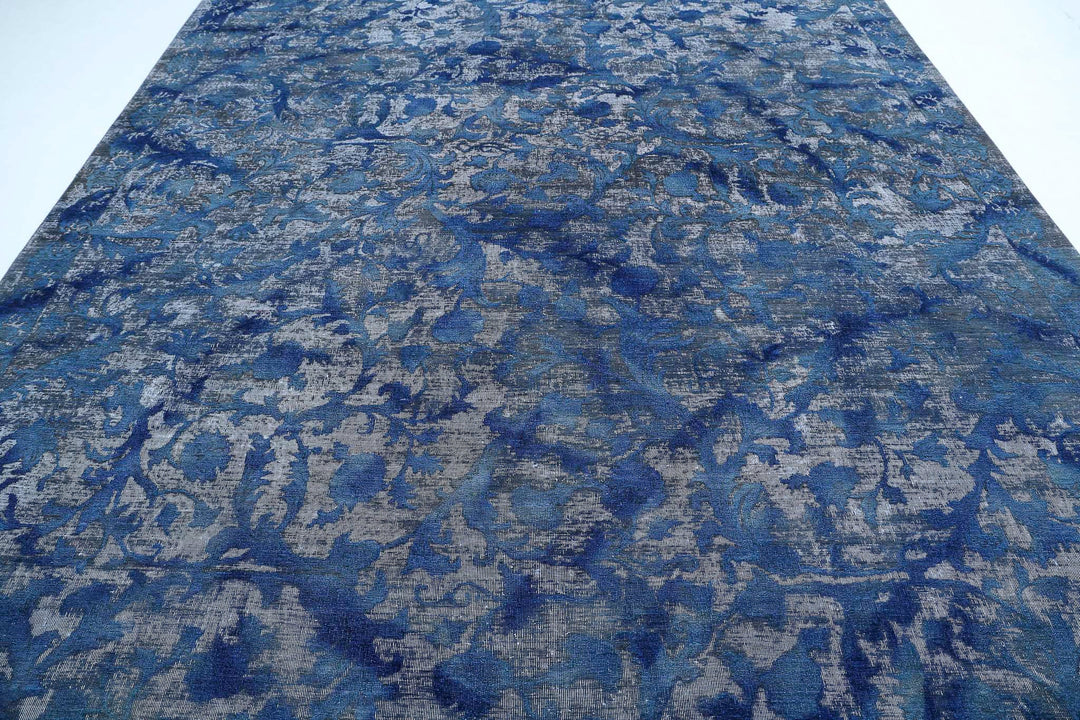 Hand Knotted Onyx Wool Rug 9' 9" x 12' 9" - No. AT77482