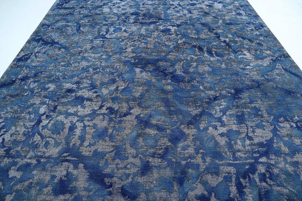Hand Knotted Onyx Wool Rug 9' 9" x 12' 9" - No. AT77482