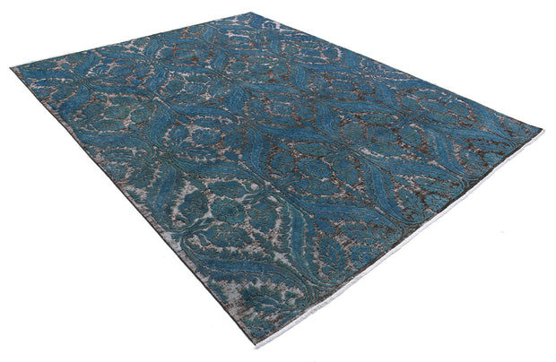 Hand Knotted Onyx Wool Rug 7' 11" x 9' 11" - No. AT11219
