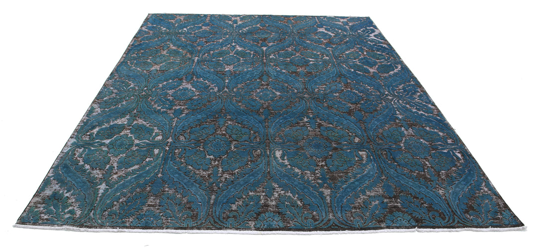 Hand Knotted Onyx Wool Rug 7' 11" x 9' 11" - No. AT11219
