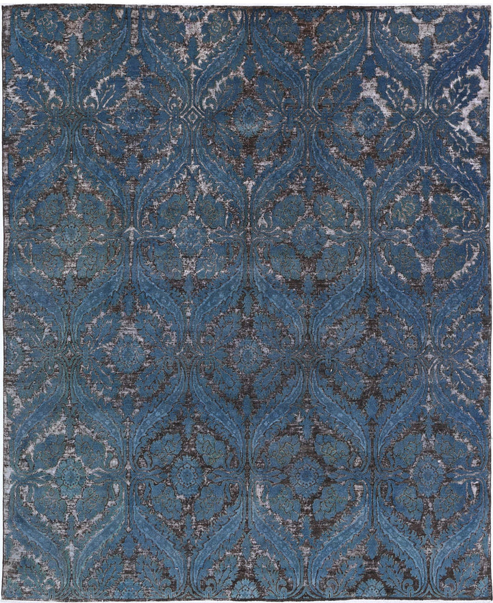 Hand Knotted Onyx Wool Rug 7' 11" x 9' 11" - No. AT11219