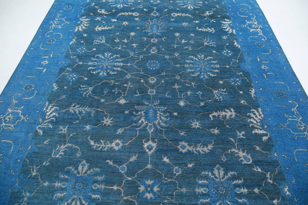 Hand Knotted Onyx Wool Rug 7' 11" x 11' 1" - No. AT28903