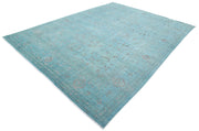 Hand Knotted Onyx Wool Rug 8' 10" x 11' 10" - No. AT41704