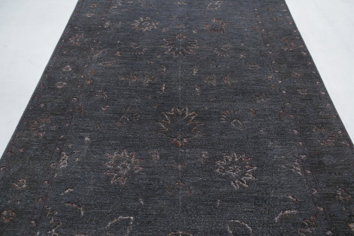Hand Knotted Onyx Wool Rug 6' 3" x 10' 1" - No. AT84681