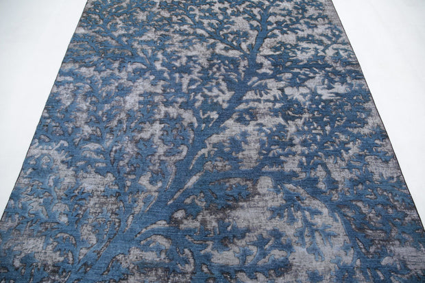 Hand Knotted Onyx Wool Rug 5' 9" x 8' 3" - No. AT70565