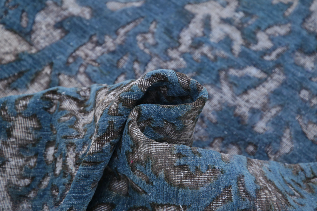 Hand Knotted Onyx Wool Rug 5' 9" x 8' 3" - No. AT70565