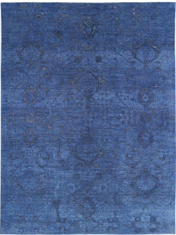 Hand Knotted Onyx Wool Rug 8' 0" x 10' 8" - No. AT11330