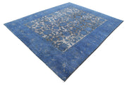 Hand Knotted Onyx Wool Rug 7' 8" x 9' 5" - No. AT40074