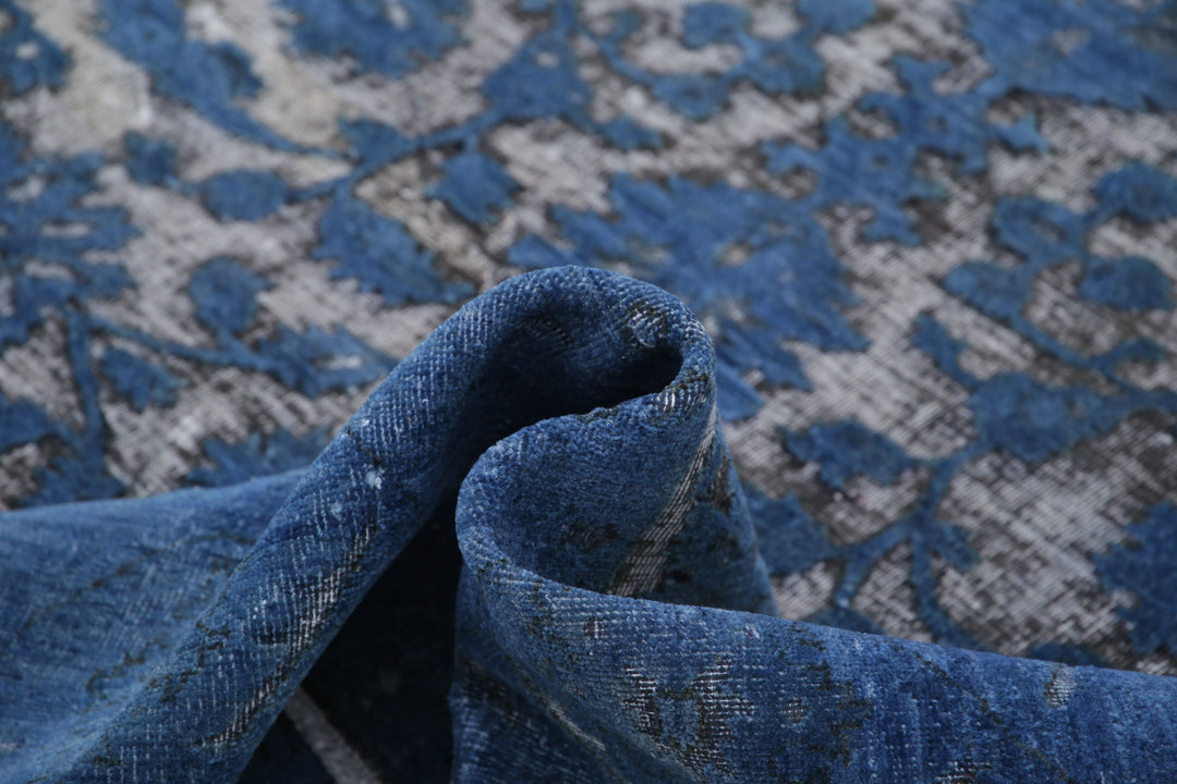 Hand Knotted Onyx Wool Rug 7' 8" x 9' 5" - No. AT40074