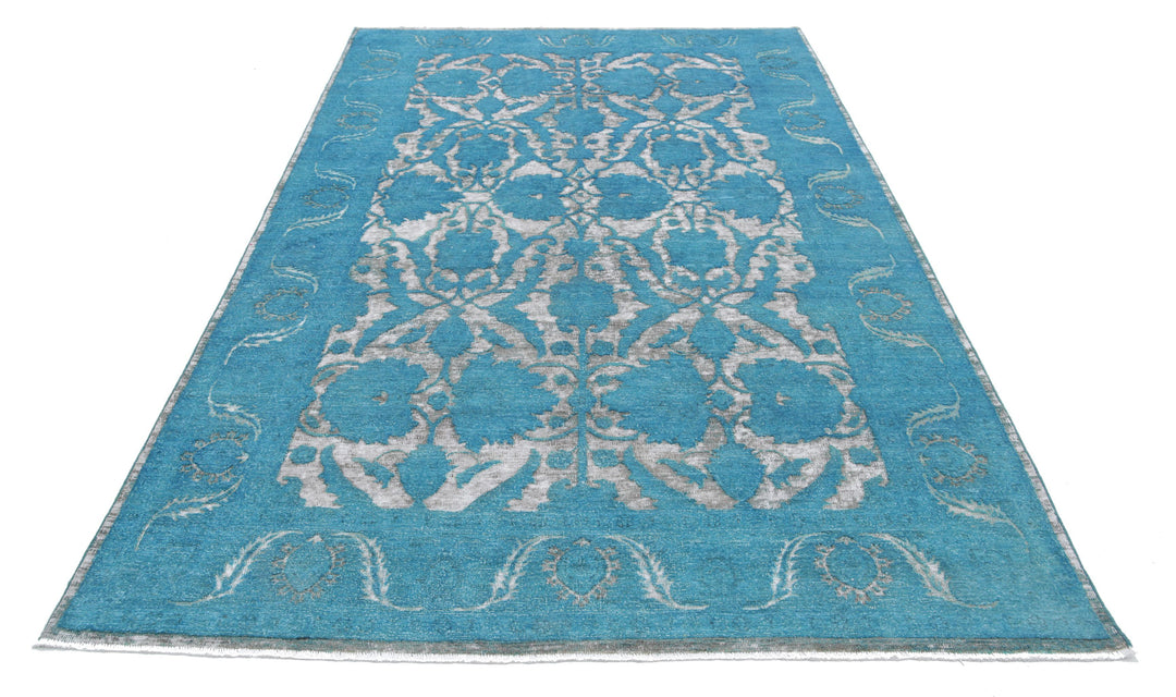 Hand Knotted Onyx Wool Rug 5' 10" x 10' 2" - No. AT95040