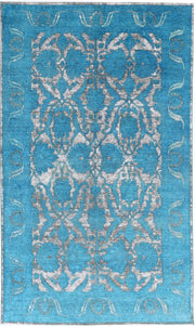 Hand Knotted Onyx Wool Rug 5' 10" x 10' 2" - No. AT95040