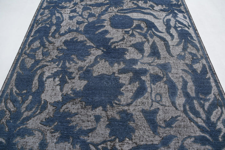 Hand Knotted Onyx Wool Rug 5' 9" x 8' 0" - No. AT89972