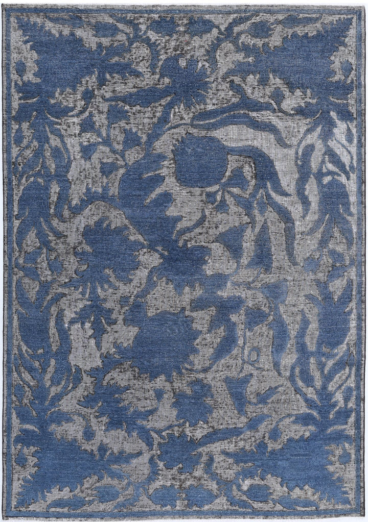 Hand Knotted Onyx Wool Rug 5' 9" x 8' 0" - No. AT89972