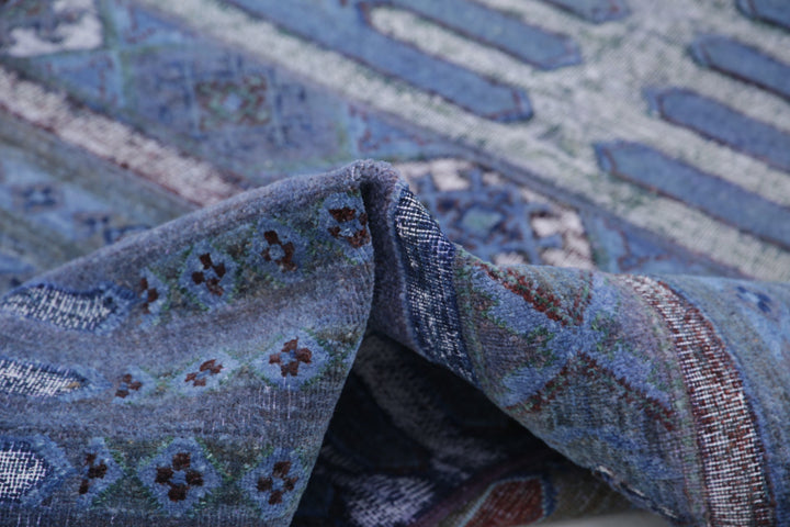 Hand Knotted Onyx Wool Rug 4' 11" x 6' 7" - No. AT31696