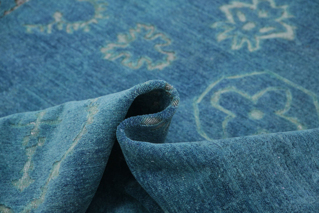 Hand Knotted Onyx Wool Rug 5' 11" x 8' 6" - No. AT71893