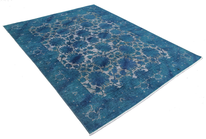 Hand Knotted Onyx Wool Rug 6' 1" x 8' 1" - No. AT39376
