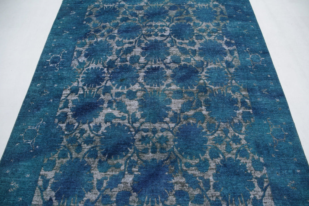 Hand Knotted Onyx Wool Rug 6' 1" x 8' 1" - No. AT39376