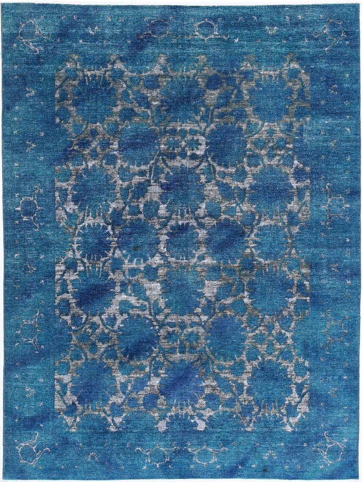 Hand Knotted Onyx Wool Rug 6' 1" x 8' 1" - No. AT39376