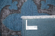 Hand Knotted Onyx Wool Rug 2' 6" x 9' 9" - No. AT75048