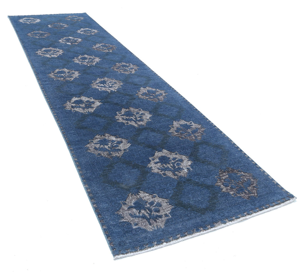 Hand Knotted Onyx Wool Rug 3' 10" x 14' 2" - No. AT11973