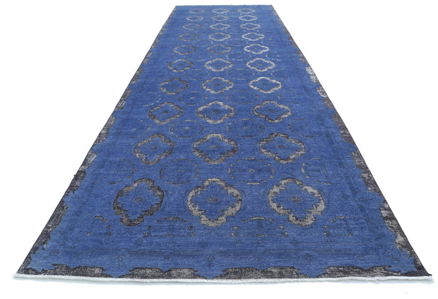 Hand Knotted Onyx Wool Rug 6' 3" x 20' 4" - No. AT54457