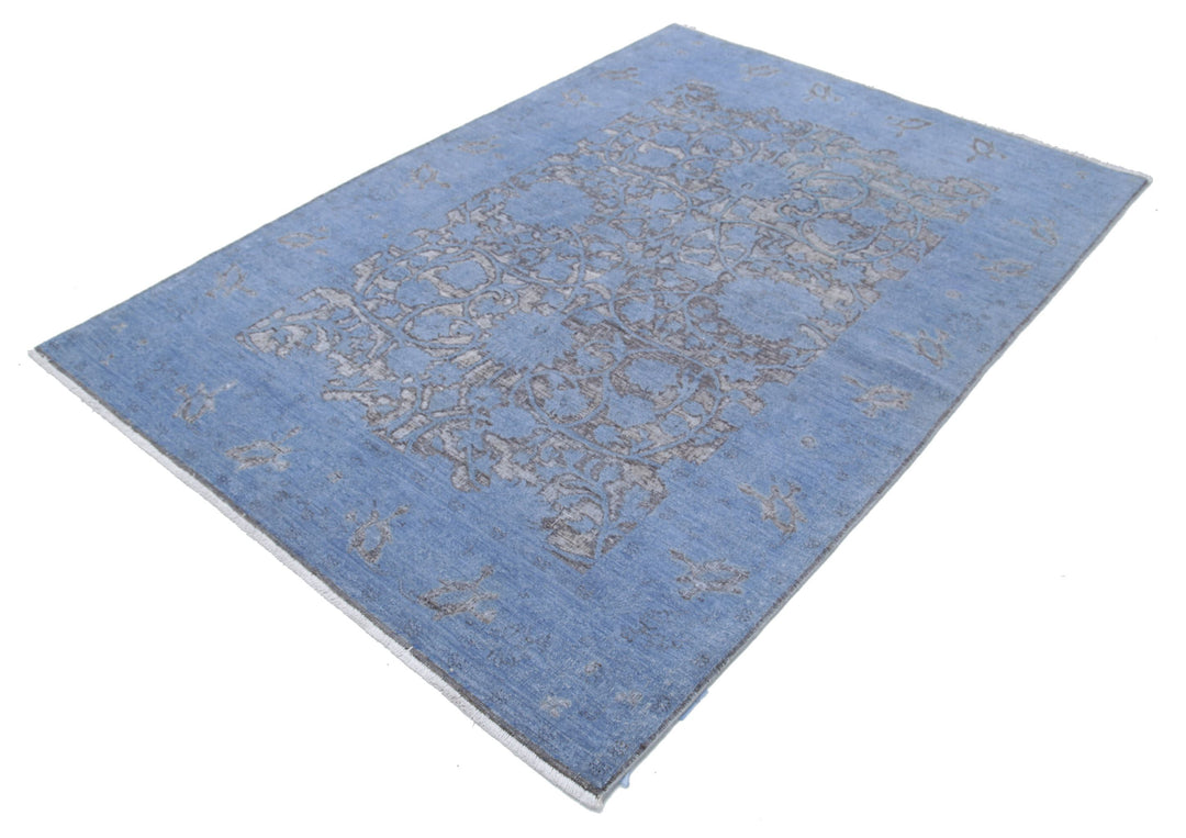 Hand Knotted Onyx Wool Rug 4' 10" x 6' 11" - No. AT94315