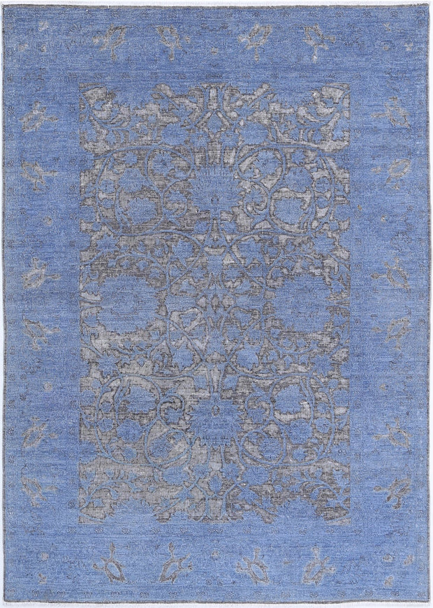 Hand Knotted Onyx Wool Rug 4' 10" x 6' 11" - No. AT94315