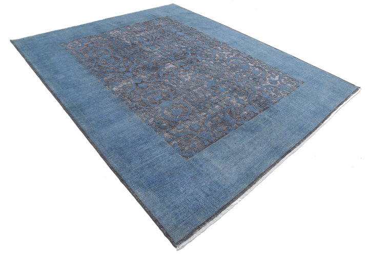 Hand Knotted Onyx Wool Rug 7' 8" x 9' 7" - No. AT93460