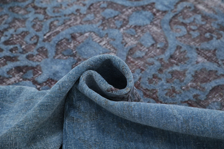 Hand Knotted Onyx Wool Rug 7' 8" x 9' 7" - No. AT93460