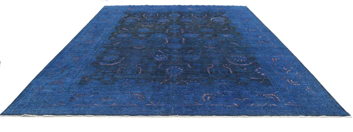 Hand Knotted Onyx Wool Rug 11' 7" x 14' 6" - No. AT77013