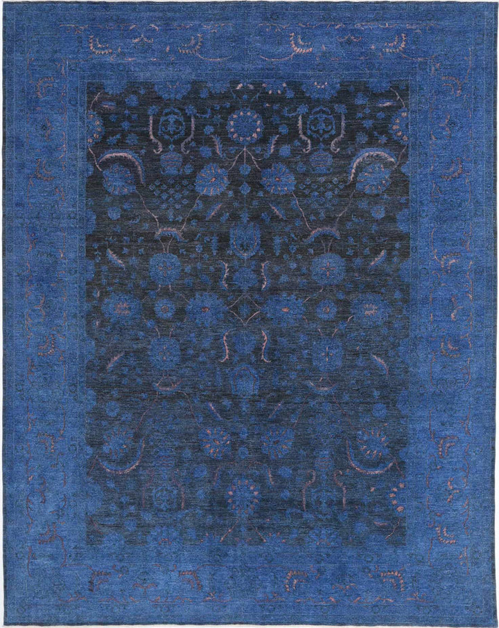 Hand Knotted Onyx Wool Rug 11' 7" x 14' 6" - No. AT77013