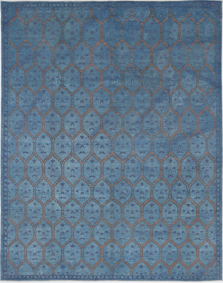 Hand Knotted Onyx Wool Rug 10' 2" x 13' 0" - No. AT38203
