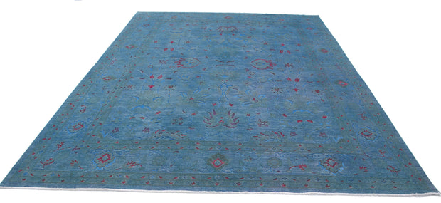 Hand Knotted Onyx Wool Rug 9' 0" x 11' 5" - No. AT45438