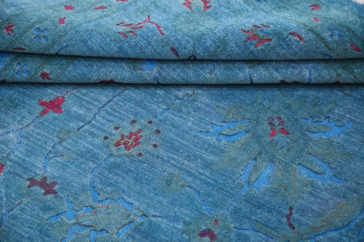 Hand Knotted Onyx Wool Rug 9' 0" x 11' 5" - No. AT45438