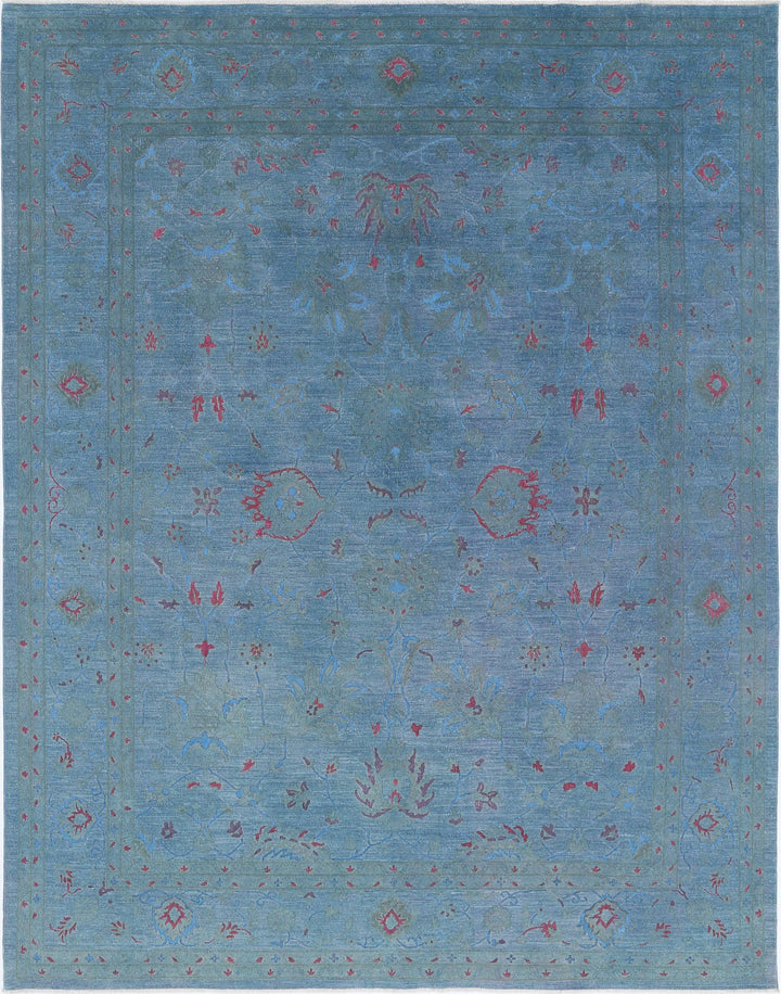 Hand Knotted Onyx Wool Rug 9' 0" x 11' 5" - No. AT45438