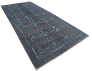 Hand Knotted Onyx Wool Rug 6' 3" x 13' 6" - No. AT63553