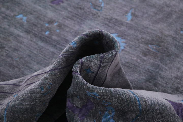 Hand Knotted Onyx Wool Rug 11' 9" x 14' 11" - No. AT35678