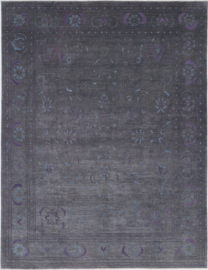 Hand Knotted Onyx Wool Rug 11' 9" x 14' 11" - No. AT35678