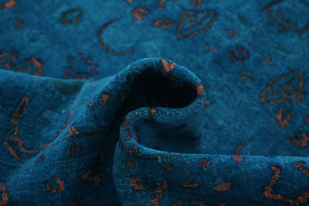 Hand Knotted Onyx Wool Rug 5' 5" x 7' 7" - No. AT56079