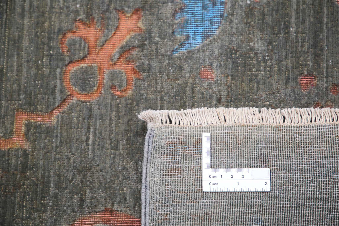 Hand Knotted Fine Onyx Wool Rug 9' 8" x 13' 9" - No. AT68122