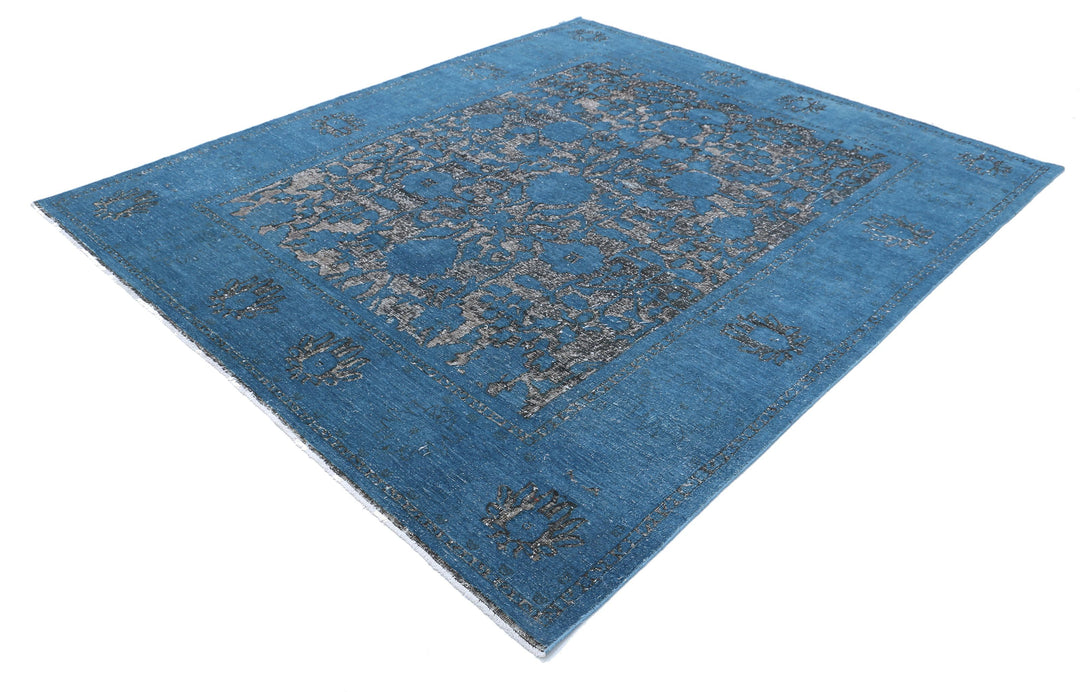 Hand Knotted Onyx Wool Rug 7' 10" x 9' 3" - No. AT31671
