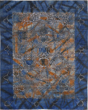 Hand Knotted Onyx Wool Rug 9' 9" x 12' 5" - No. AT26444
