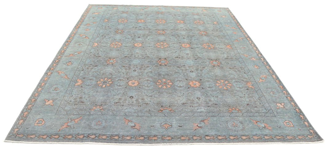 Hand Knotted Onyx Wool Rug 7' 11" x 10' 1" - No. AT15337